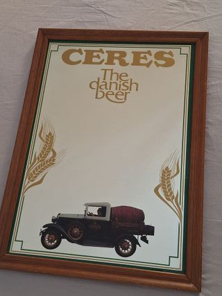 VINTAGE anni 80 - Specchio pubblicitario Ceres
