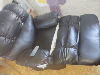 Sillón Relax Negro - Piel Sintética