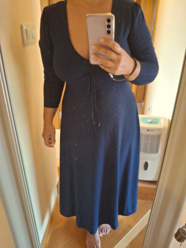 Vestido Springfield azul marino