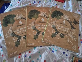 Libros de 4 de primaria, conocimiento del medio