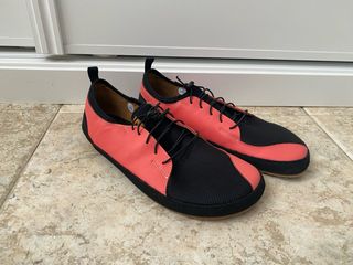 Zapatillas Pegres rojo-coral y negras