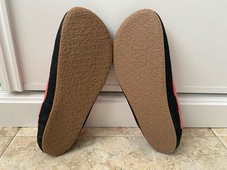 Zapatillas Pegres rojo-coral y negras