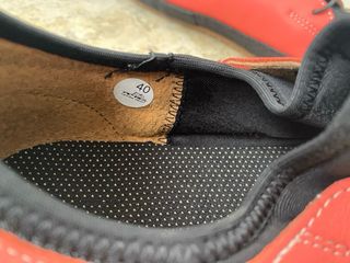 Zapatillas Pegres rojo-coral y negras