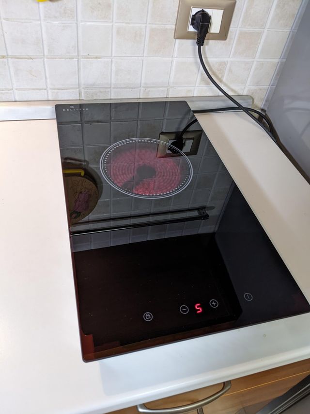 Vitrocerámica 1 Fuego 1200W Infrarrojo PRECINTADO