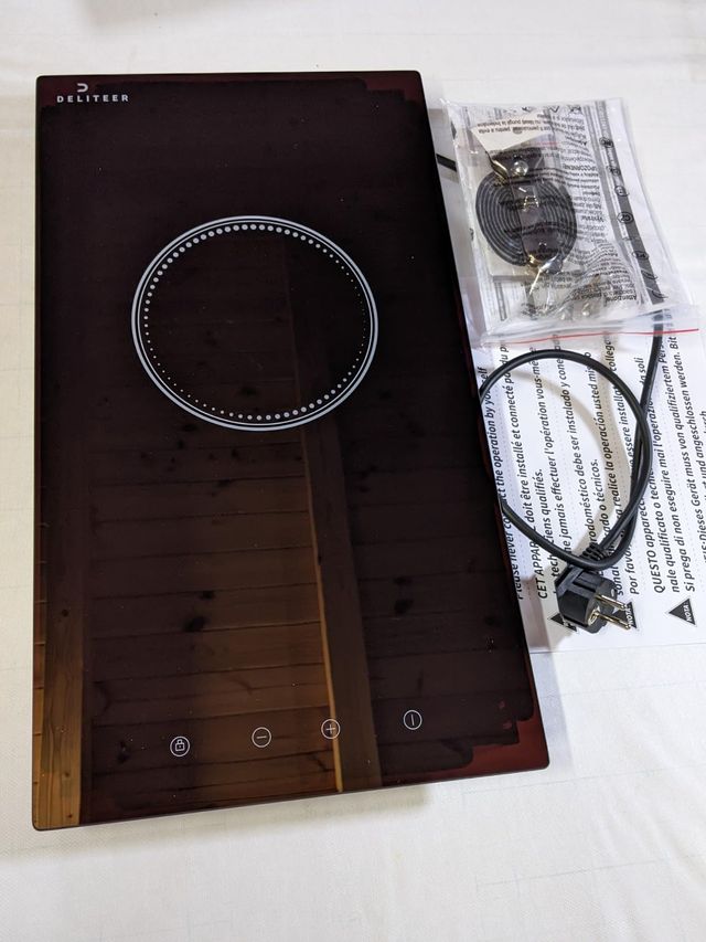 Vitrocerámica 1 Fuego 1200W Infrarrojo PRECINTADO