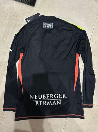 Camiseta portero equipo COMO talla XS, ORIGINAL