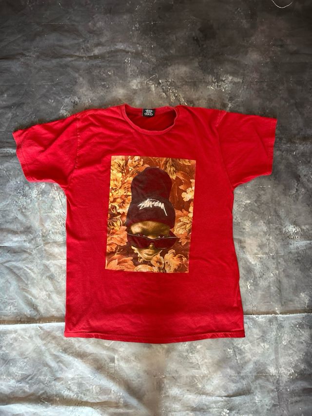 T-Shirt Stüssy Vintage Rossa