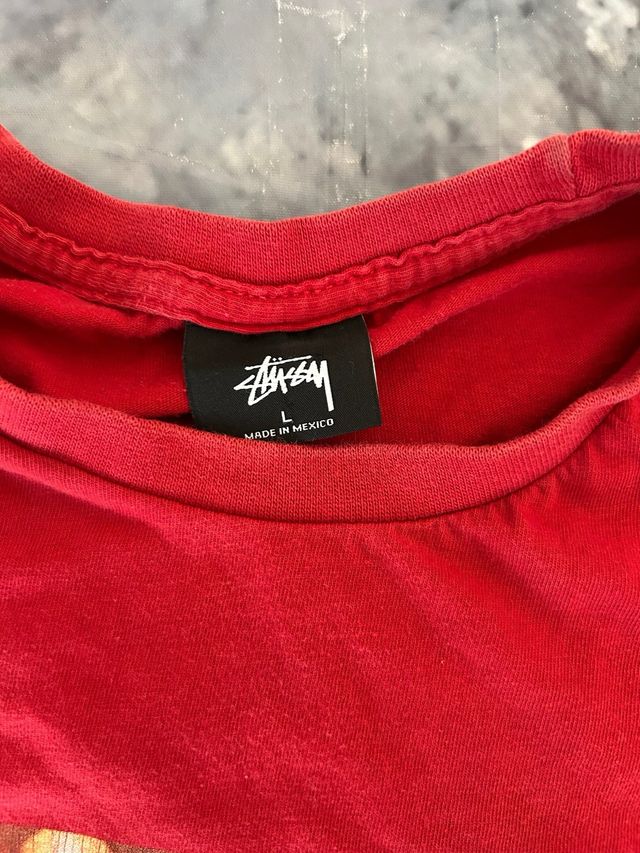 T-Shirt Stüssy Vintage Rossa