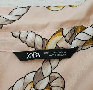Camisa sedosa beige