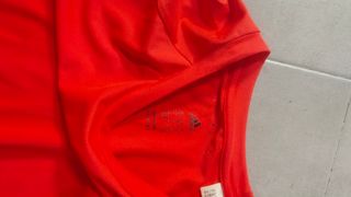 Camiseta Adidas Climalite L naranja