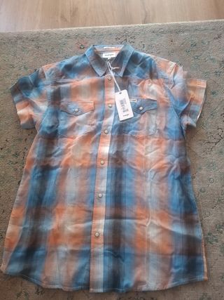 Camisa Wrangler cuadros - M