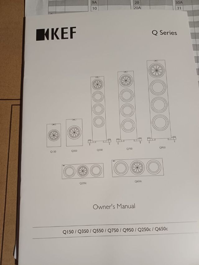 KEF Q550 - Altavoces Marrón