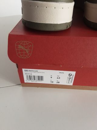 Zapatillas nuevas Puma 43 RBD Game Low