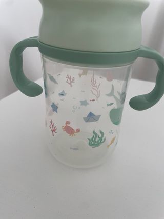 Vaso antiderrame bebé - 2 asas