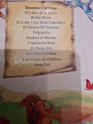 Libro "Tesoros clásicos".