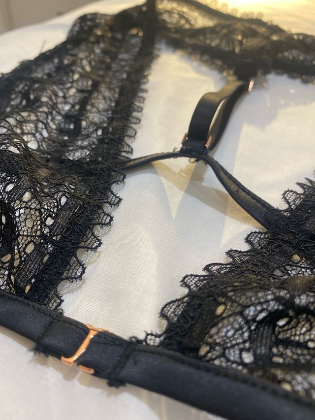 Sostén encaje negro Women Secret