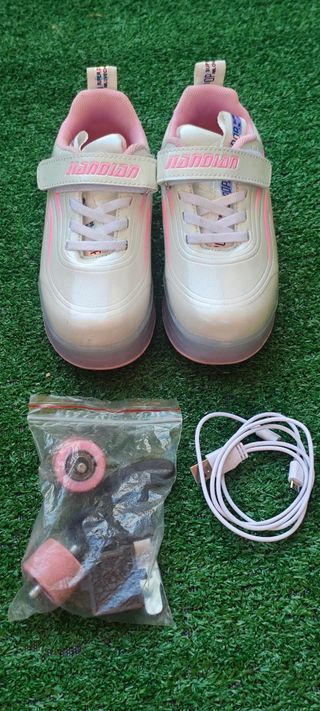 Zapatillas LED ruedas niña