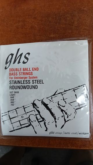 Cuerdas Bajo GHS Steinberger Doble Bola