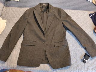 Blazer Zara Hombre L - Gris