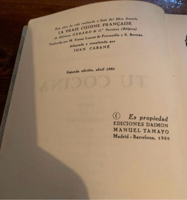 Libro di cucina Savarín - aprile 1960