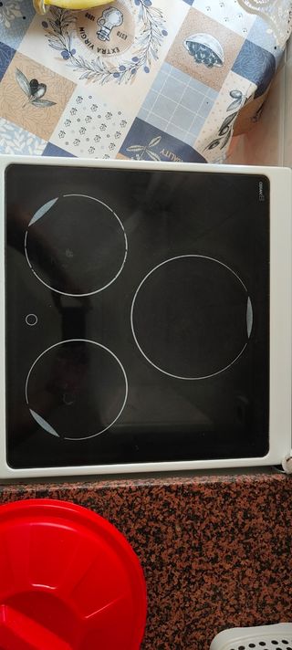 Horno vitrocerámica blanco