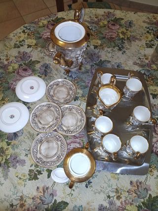 Servizio completo da caffè porcellana Capodimonte