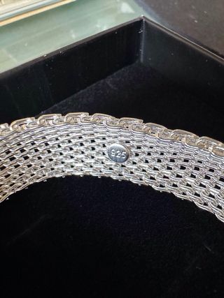 Pulsera plata Somerset malla 925