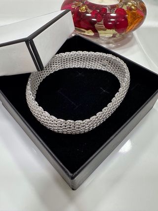 Pulsera plata Somerset malla 925