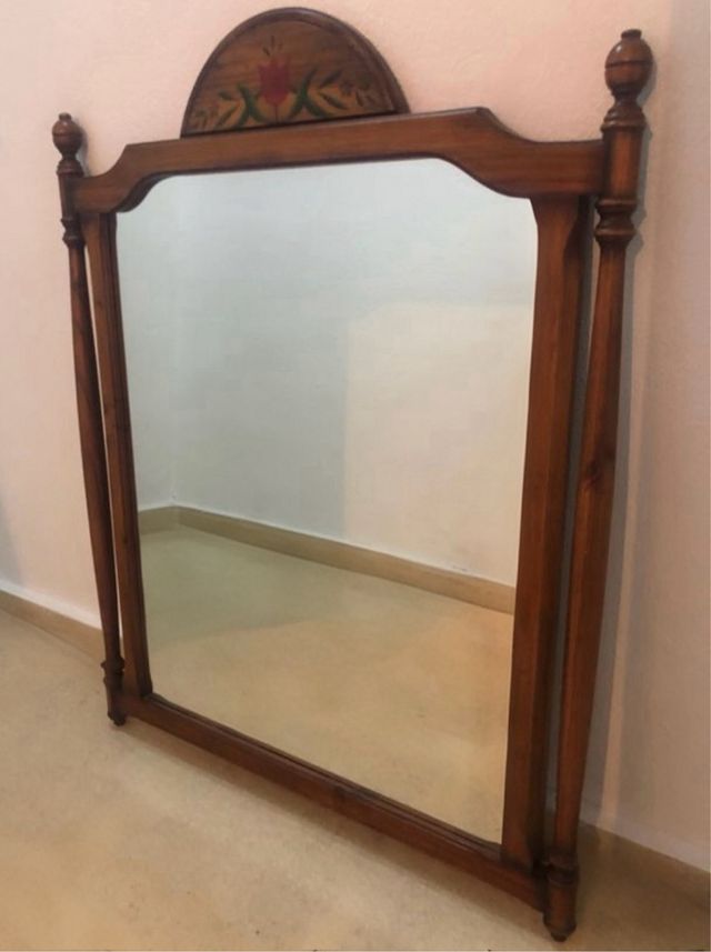 Espejo madera estilo vintage