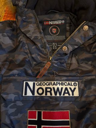 Cazadora Geographical Norway camuflaje
