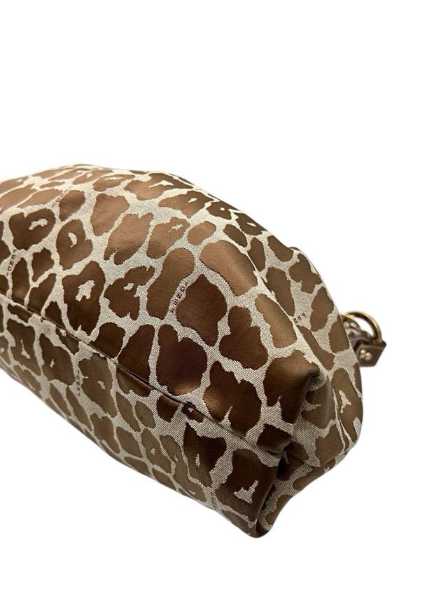 Borsa Chef Fendi in tessuto leopardato marrone