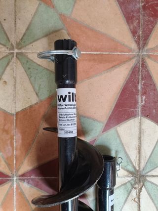 Barrena con adaptadores