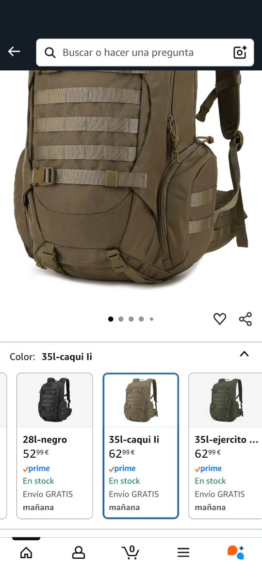 Mochila Mardingtop 35L Marrón