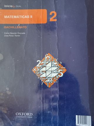Inicia Matemáticas 2.º Bachillerato. Libro del ...