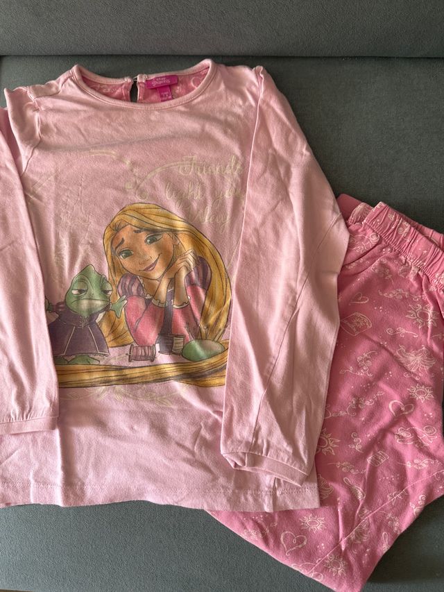Pijama Rapunzel Disney - Rosa