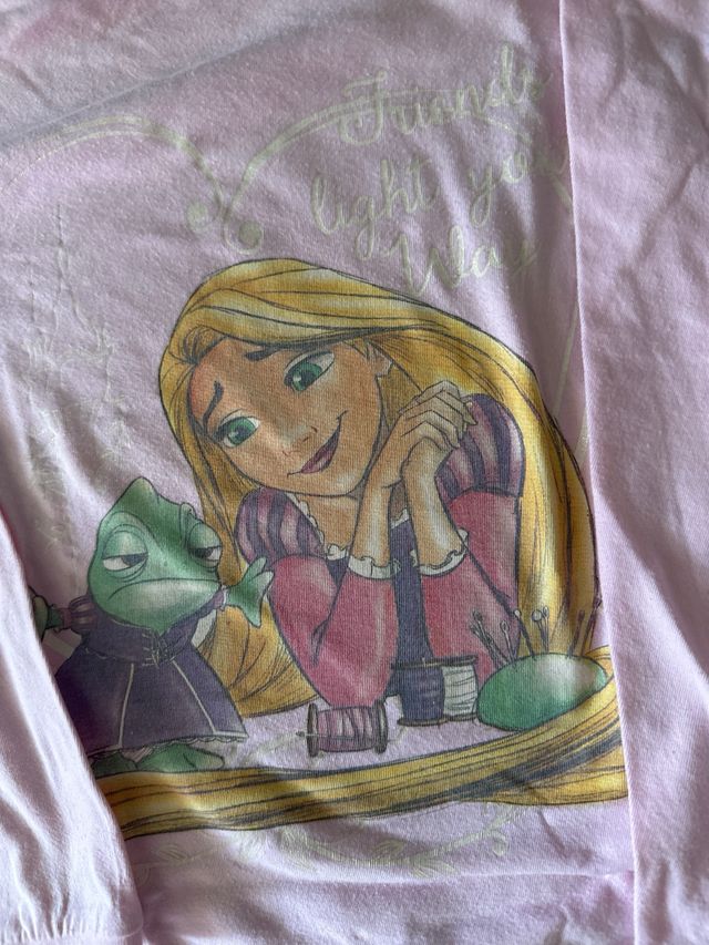 Pijama Rapunzel Disney - Rosa