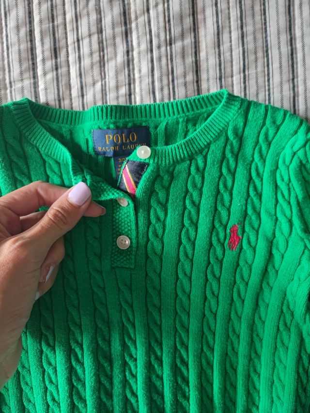 Jersey Ralph Lauren niña verde