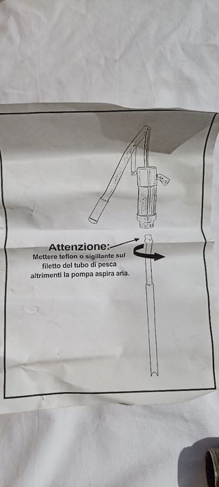 Pompa olio manuale COSME