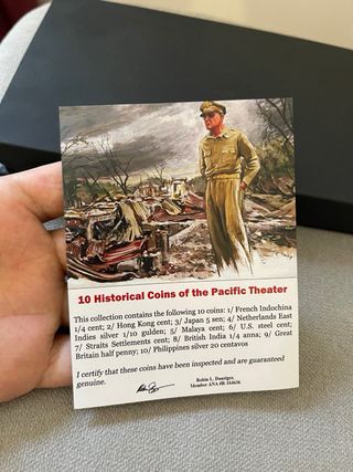 Monedas 2ª Guerra Mundial Pacífico