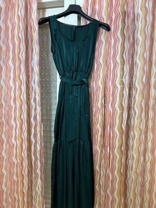 Vestito lungo verde estivo