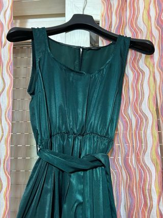 Vestito lungo verde estivo
