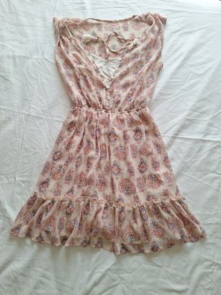 Vestido corto boho chic