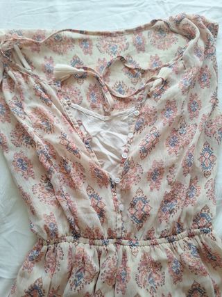 Vestido corto boho chic