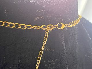 Gargantilla dorado multicolor vintage