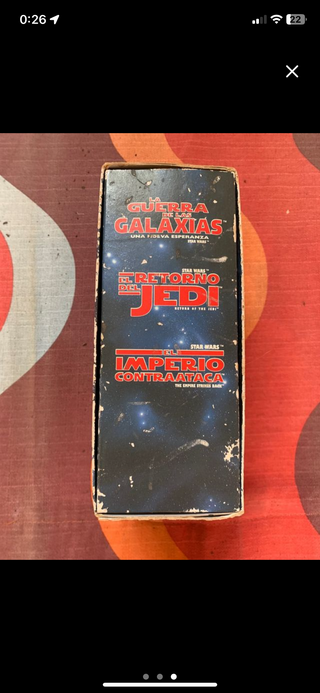 VHS Star Wars - Trilogía
