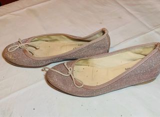 Ballerine Alberto Calzature glitter argento