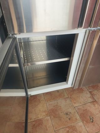 Nevera-Congelador acero inoxidable