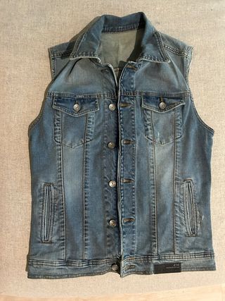 Chaleco vaquero denim Zara Man talla M