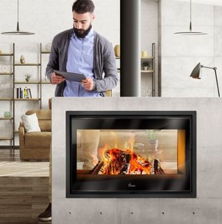 Lacunza Nickel 800: Chimenea insertable