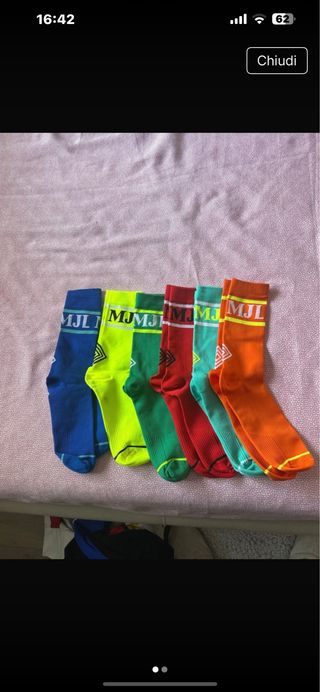 Calze MJML ciclismo - 6 paia di diversi colori